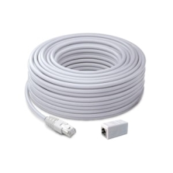 Swann 30.48 M Category 5e Network Cable - Cable For Video Recorder, Network Device - First End: 1 X Rj-45 Network - Male - Second End: 1 X Rj-45 Network - Male - Extension Cable - Vw-1, FT1 - White SWNHD-30MCAT5E-GL