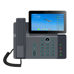 Fanvil V67 Enterprise Ip Phone, 7" Touch Screen, 5mp Camera, Andriod 9.0, Built In Wifi, Bt, Wall Mountable, Upto 116 Dss Keys, 20 Lines, 2 Year Wty V67