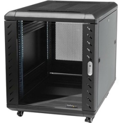 15U Enterprise-Grade Flat Pack Server Rack Cabinet, 19in Enclosed 4-Post Data Rack For Network / It Equipment - 4-Post 15U 19" Server Rack Enclosure W/ Adjustable Mounting Depth - Eia/Eca-310-E Compliant - 15U Data Cabinet Ships Flat-packed - 33.9in (86,