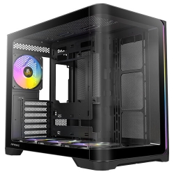 Antec C5 Curve Argb - Black, ATX/Micro-ATX/ITX, Curved Tg, Dual Chamber, Back-Connect, 4xARGB Pwm Fans, 360mm Rad, 410mm GPU, USB-C Gen2, 2Yr Wty C5 Curve ARGB