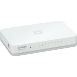 D-Link Dgs-1008A 8 Ports Ethernet Switch - 10/100/1000Base-T - 2 Layer Supported - Desktop DGS-1008A