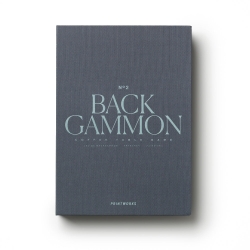 Printworks Classic Backgammon -Grey Blue PW-00682