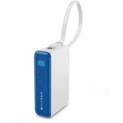 Hyperjuice Flex HJ5401BUGL Power Bank - Snorkel Blue - For Smartphone, Tablet Pc, Notebook, USB Type A Device, USB Type C Device, Earbud, Wearable Device, IPhone, MacBook - 1 X Type-A 18W, 1 X Type-C 30W - 10000 MAh - USB Type-C Connector - 2 X USB - Bui