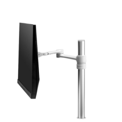 Atdec Af-At-Sw Single Swing Arm On Post White Af-at-sw