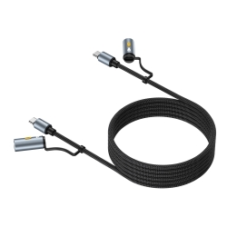 Choetech CC1001 Smart PD60W 4-in-1 USB C To C Cable 1.2M ELECHOCC1001
