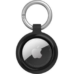 OtterBox Apple AirTag Sleek Case - Black (77-86958), Guards Against Bumps And Dings, Attaches With A Durable Carabiner, Sleek Design, 2 Years Warranty 77-86958