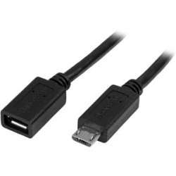 0.5m 20in Micro-USB Extension Cable M/F USBUBEXT50CM