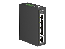 D-Link 5P Industrial Switch With 5 10/100Base-T Ports, Din Rail Mountable DIS-100E-05