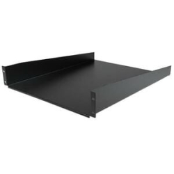 StarTech.com 2U Server Rack Cabinet Shelf - Fixed 22" Deep Cantilever Rackmount Tray For 19" Data/AV/Network Enclosure W/cage Nuts, Screws - 2U 19in Server Rack Cabinet Shelf 22in Deep - Eia/Eca-310 Cantilever Tray W/universal Fit In Data/Network Enclosu