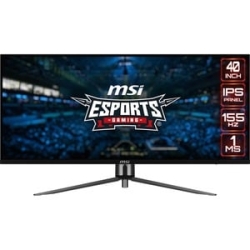 Msi MAG401QR 40" Class Uw-Qhd Gaming LCD Monitor - 21:9 - 40" Viewable - In-plane Switching (Ips) Technology - 3440 X 1440 - FreeSync Premium - 1 Ms - USB Type-C - HDMI - DisplayPort - Vesa Mount Compatible - USB Hub, Kvm Switch MAG401QR
