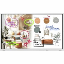 Samsung Flip WM75FX 75" 4K UHD LCD Collaboration Display - Infrared - Touchscreen - 3840 X 2160 - 450 Cd/m² - 4,000:1 Contrast Ratio - 2160p - USB - Hdmi - Bluetooth - Tizen 9.0 LH75WMFWLGCXXY