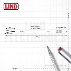 Lind Cblip-F00058 Bare Wire Input CBLIP-F00058