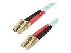 Startech.Com Lc To Lc Multimode Duplex Fiber Optic Patch Cable, Ltw 450FBLCLC1
