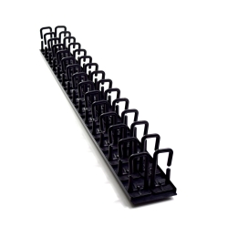 4Cabling 2RU Vertical Cable Management Rail | 30 Ring | 2 Pack 002.008.0046