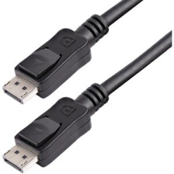 StarTech.com 7m DisplayPort Cable With Latches - M/M - Cable For Audio/Video Device, Monitor, Projector, Workstation - First End: 1 X 20-pin DisplayPort Digital Audio/Video - Male - Second End: 1 X 20-pin DisplayPort Digital Audio/Video - Male - 21.6 Gbi