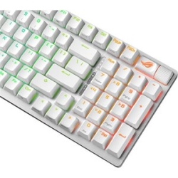 Asus Rog Strix Scope Ii 96 Wl Is 96 Mechanical Pre-Lude Hot Swappable Wireless Gaming Keyboard Support Multi- Devices Connection Via Rog Omni Receiver Battery Life Up To 1750 Hours ROG Strix Scope II 96 WL Snow Switch WHT
