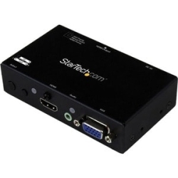 StarTech.com Audio/Video Switchbox - Cable - 1920 X 1200 - Wuxga - 2 Input Device - 1 Display - Projector - 1 X Hdmi In - 1 X Hdmi Out - 1 X VGA In VS221VGA2HD