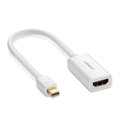Ugreen Mini DP To Hdmi Female Converter Cable 18CM (10460) ACBUGN10460