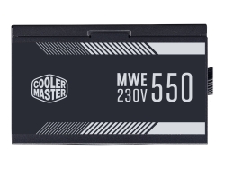Cooler Master Mwe 550W 80+ White, Atx, 120MM Fan, Black Flat Cable, 3YR Wty MPE-5501-ACABW-AU