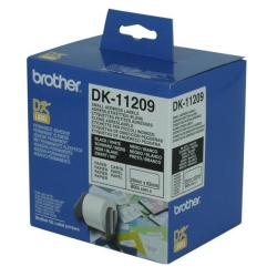 Brother White Small Address Label 29mmX62mm,800 Labels Per Roll 11209