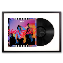 Framed 5 Seconds Of Summer Youngblood Vinyl Album Art UM-6748225-FD