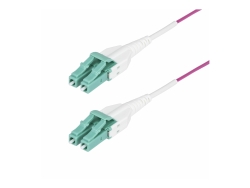 Startech.Com 10M (33FT) Lc/Lc (Upc) OM4 Multimode Fiber Optic Cable, Ofnr, Ltw OM4RLCLC10M