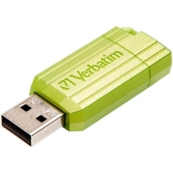 Verbatim PinStripe 16 Gb USB 2.0 Flash Drive - Eucalyptus Green - 1 / Pack 49070