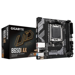 Gigabyte B650I Ax Motherboard 2x DDR5~96GB,1x PCIe X16, 1x M.2, 2x Sata 6, 3x USB 3.2, 1x Usb-c, 4x USB 2.0 B650I AX