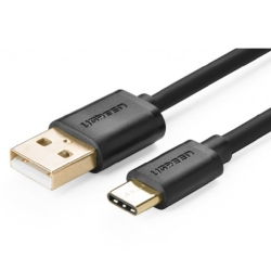 Ugreen USB 2.0 Type A Male To USB 3.1 Type-C Male Charge & Sync Cable - White 1M (30165) ACBUGN30165
