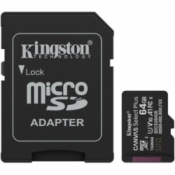 Kingston Canvas Select Plus 64 Gb Class 10/Uhs-I (U1) V10 MicroSDXC - 1 Each - 100 MB/s Read SDCS3/64GB