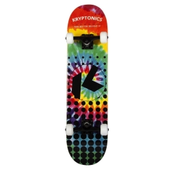 Bravo Sports Kryptonics KR31 Star Series Skateboard - Rainbow Dot BS-171337-RD