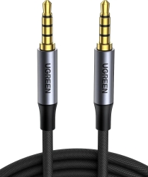 Ugreen 20785 3.5mm Braided 4-Pole Audio Cable Male To Male 3m ACBUGN20785