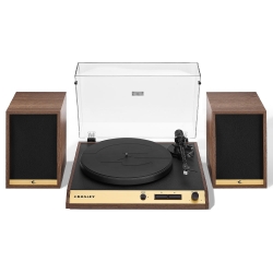 Crosley C72 Record Player Shelf System - Walnut CR72A-WA4