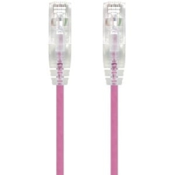 Alogic 1m Pink Ultra Slim Cat6 Network Cable Utp 28AWG - Series Alpha C6S-01PNK