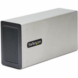 StarTech.com Thunderbolt 3 PCIe Expansion Chassis, Enclosure Box W/Dual PCI-E Slots, External PCIe Slots, 8K/4K Output Via TB3/DP 1.4, Taa - Thunderbolt 3 PCIe Expansion Chassis For Thunderbolt 3/4 Laptops - External Enclosure W/ Dual PCI-E 3.0 Slots (up