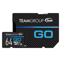 Team Group Go 64GB Micro Sdxc Uhs-I U3 V30 Memory Card TGUSDX64GU303