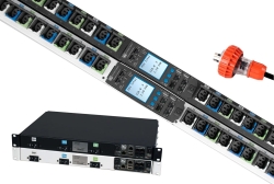 Chatsworth Ea-4019-C Monitored Pro EConnect Pdu | Black | Vertical | As/Nzs 3112 15A 3-Pin Flat Input PDU.4019.15A