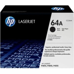 HP 64A Black Original LaserJet Toner Cartridge CC364A