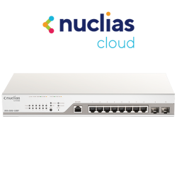 D-LINK Nuclias Cloud-Managed 10-Port Gigabit 130W PoE switch DBS-2000-10MP