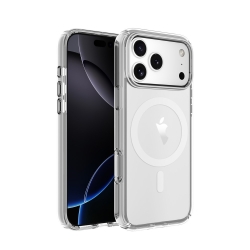 Utia Ultimake Shockproof Transparent Case Cover With Magnetic Ring For IPhone 17 Pro Max MOBZJZMGS17PM