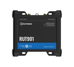 Teltonika RUT901 Industrial Cellular Router, 4G Lte (Cat 4), Dual Sim, Wi-Fi, Mqtt, Modbus Tcp, DNP3, Psu Included RUT901000400