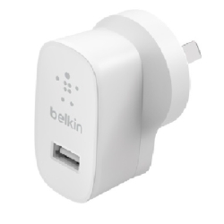 Belkin BoostCharge 12W Usb-a Wall Charger - White (WCA002auWH), Portable & Powerful, Lightweight & Compact, Travel-Ready, 2 Years Warranty WCA002auWH
