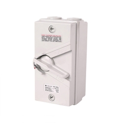 4C | Weatherproof Isolator 2 Pole IP66 250V 35A 040.000.0231