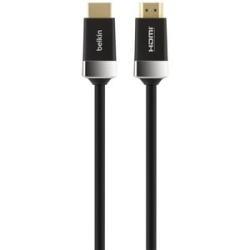 Belkin 2 M HDMI A/V Cable - Cable For Audio/Video Device - First End: HDMI 1.4 Digital Audio/Video - Male - Second End: HDMI 1.4 Digital Audio/Video - Male - Shielding AV10050BT2M