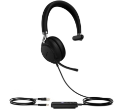 Yealink UH38 Mono Mode USB And Bluetooth Headset, USB-A,Teams Call Controller With Built-In Battery Dual Noise-Canceling Mics, Busy Light, Teams Eol TEAMS-UH38-M