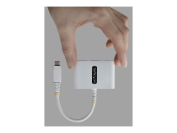 Startech.Com USB-C HDMI Multiport Hub, 140W, 4K 60HZ, USB 5GBPS, White, 3 Yr 168W-USBC-MULTIPORT