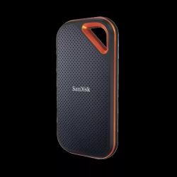 Pro SanDisk Portable Ssd, E81 1TB, USB 3.2 Gen 2x2, Type C & A Compatible, R 2000MB/s, W 1900MB/s, IP65 , 256-bit Aes Hardware Encp, 5Y SDSSDE81-1T00-G25