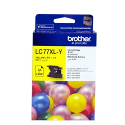 Brother Lc-77Xly Yellow Super High Yield Ink Cartridge- Mfc-J6510Dw/J6710Dw/J6910Dw/J5910Dw - Up To 1200 Pages LC-77XLY