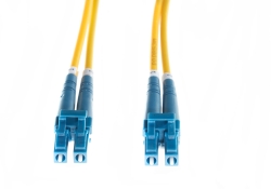 0.5m Lc-Lc OS1 / OS2 Singlemode Fibre Optic Cable | Yellow FL.OS2LCLC05M
