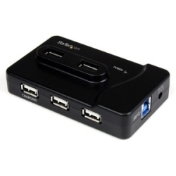 StarTech.com USB Hub - USB - 6 Total USB Port(s) - 4 USB 2.0 Port(s) - 2 USB 3.0 Port(s) - Pc, Mac ST7320USBC